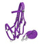 Showman Nylon Combination Halter Bridle With Reins