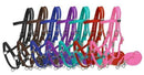 Showman Nylon Combination Halter Bridle With Reins