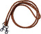 Showman One Piece Leather Braided Roping Reins