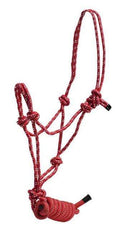 Showman PONY Size Braided Nylon Cowboy Knot Rope Halter