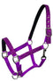 Showman Pony Size Nylon Halter With Glitter Overlay