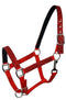 Showman Pony Size Nylon Halter With Glitter Overlay