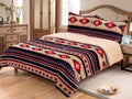 Showman Queen Size 3 Pc Borrego Comforter Set With Southwest Design