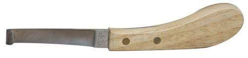 Showman Right Handed Hoof Knife With Wooden Handle