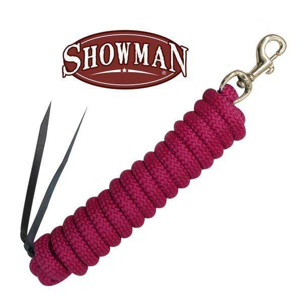 Showman Showman 14' Leather End Nylon Training Lead Rope