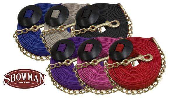 Showman Showman 25' Flat Cotton Web Lunge Line