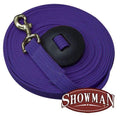 Showman Showman 25' Flat Cotton Web Lunge Line With Brass Snap