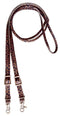 Showman Showman 3/4" x 8ft Cheetah Nylon Contest Rein