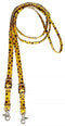 Showman Showman 3/4" x 8ft Sunflower Nylon Contest Rein