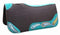 Showman Showman 31" x 32" x 1" Brown Felt Saddle Pad With Hand Painted Peacock Design