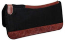 Showman Showman 32" x 31" Contoured Felt Pad With Floral Tooled Wear Leathers