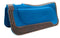 Showman Showman 32" x 32" Teal Felt Built-Up Pad With Basket Tooled Trim