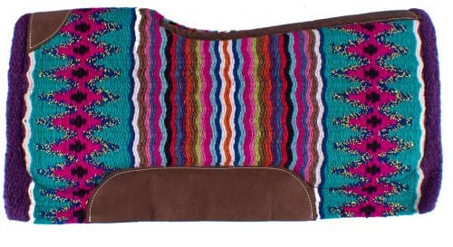 Showman Showman 34" x 36" x 3/4" Multi Colored Memory Felt Bottom Saddle Pad