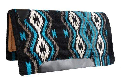 Showman Showman 36" x 34" 100% Woven Wool Top Pad With Memory Felt Bottom