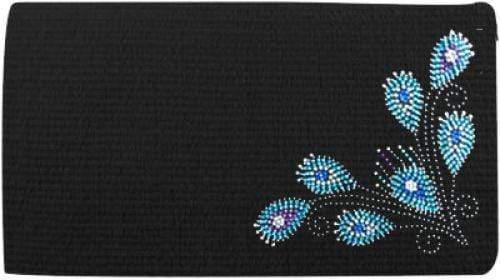 Showman Showman 38" x 34" Woven New Zealand Wool Saddle Blanket