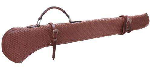Showman Showman 40" Basket Tooled Gun Scabbard With Copper Buckles