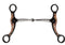 Showman Showman 5.5" Brown Steel Bit With Engraved Copper Overlay