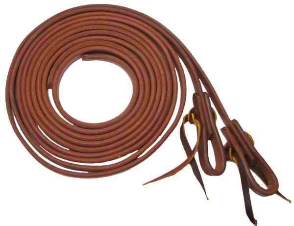 Showman Showman 5/8" Oiled Harness Leather Split Reins