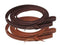 Showman Showman 5/8" x 8ft Argentina Cow Leather Barbed Wire Tooled Split Reins