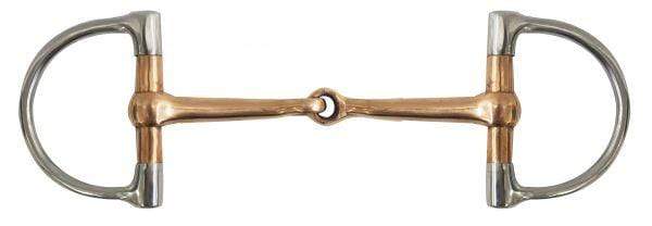 Showman Showman 5" Copper Snaffle D Ring Bit