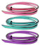 Showman Showman 50" x 1/2" Colored Leather Over and Under Whip