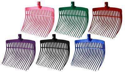 Showman Showman 6pk 18 Tine Plastic Stall Fork Heads