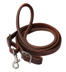 Showman Showman 7ft Heavy Oiled Harness Leather Contest Rein