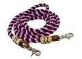 Showman Showman 8' Rolled Braided Barrel Reins