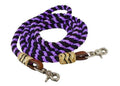 Showman Showman 8' Rolled Braided Barrel Reins
