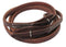 Showman Showman 8ft Oiled Harness Leather Quick Change Roping Reins