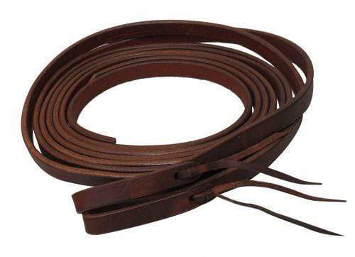 Showman Showman 8ft x 5/8" Oiled Harness Leather Split Reins