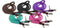 Showman Showman 96" Derby Nylon Barrel Reins