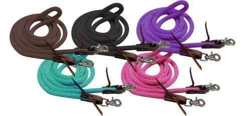 Showman Showman 96" Derby Nylon Barrel Reins