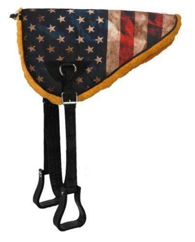 Showman Showman American Flag Design Bareback Saddle Pad