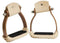 Showman Showman Angled Copper Colored Aluminum Stirrups