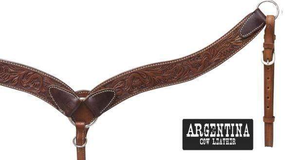 Showman Showman Argentina Cow Leather Breast Collar