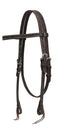 Showman Showman Argentina Cow Leather Headstall With Barbed Wire Tooling