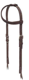 Showman Showman Argentina Cow Leather One Ear Headstall With Stainless Steel Hardware