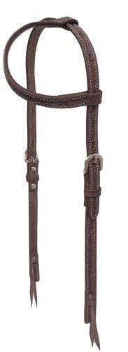 Showman Showman Argentina Cow Leather One Ear Headstall With Stainless Steel Hardware