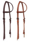 Showman Showman Argentina Cow Leather One Ear Headstall With Stainless Steel Hardware