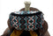 Showman Showman Aztec Print Insulated Nylon Saddle Pouch