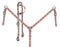 Showman Showman Aztec Print Nylon One Ear Headstall Set