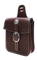 Showman Showman Basket Tooled Saddle Pocket