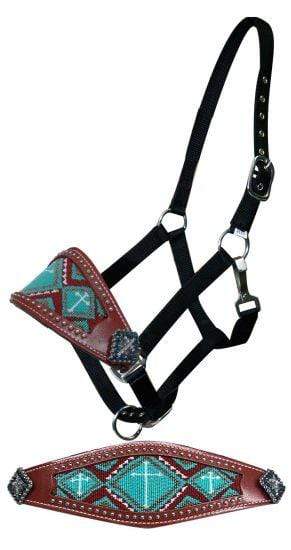 Showman Showman Beaded Bronc Nose Halter