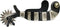 Showman Showman Black Steel Jingle Bob Spur With Engraved Silver Accents