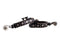 Showman Showman Black Steel Spur with a Silver Rope Border and Silver Engraved Diamond Accents