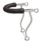 Showman Showman Braided Leather Nose Stainless Steel Hackamore