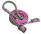 Showman Showman Braided Nylon Barrel Reins