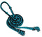 Showman Showman Braided Nylon Barrel Reins