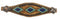 Showman Showman Bronc Halter with Hand Painted Southwest Design Nose Band